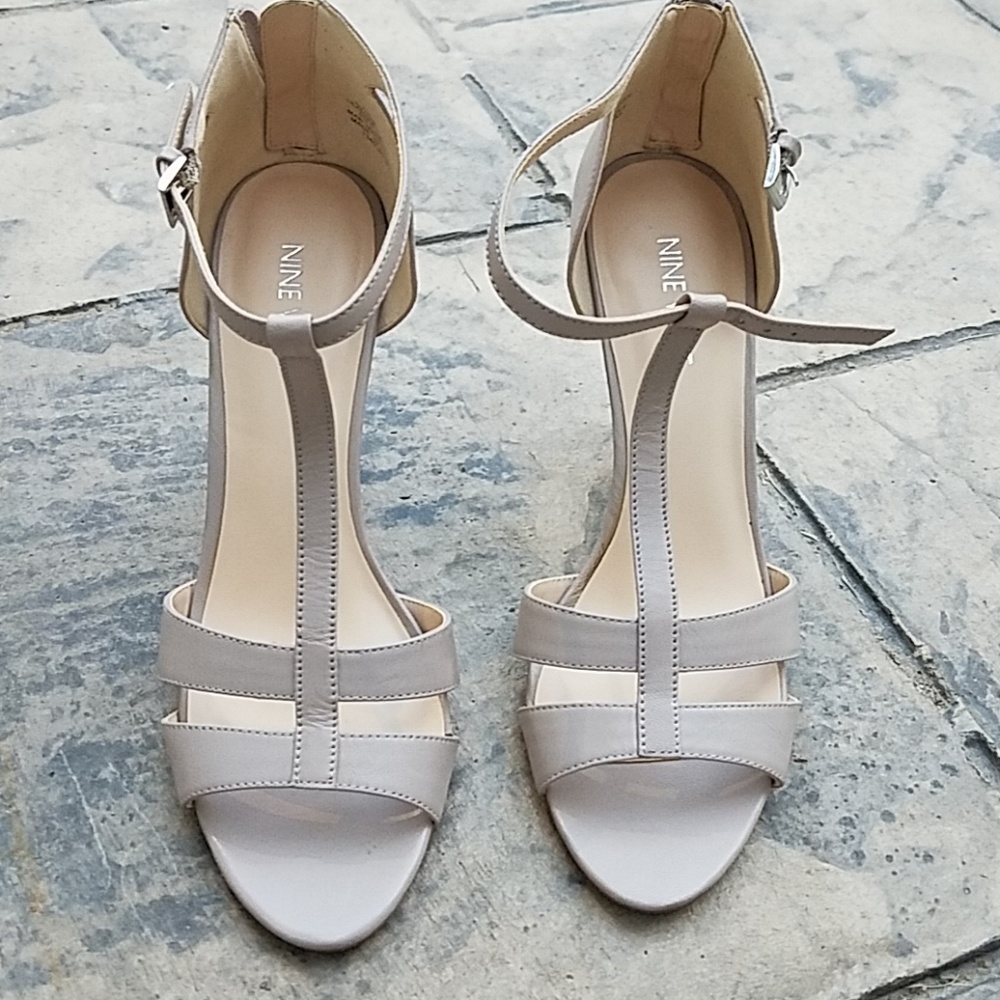 Feminine strap heels